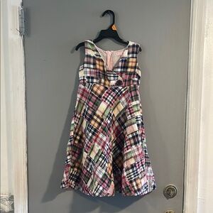 VTG GAP Plaid Patchwork Multicolor Kids Dress 4/5‎